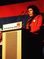 Rede der BR-Vorsitzenden der Frankfurter Rundschau, Ingrid Eckert, auf dem SPD-Parteitag Hessen-Süd