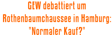 GEW debattiert um Rothenbaumchaussee in Hamburg: 