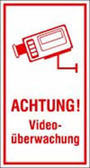 Achtung! Videoüberwachung