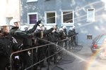 Antifaschistische Proteste von Polizeiwillkr berschattet
