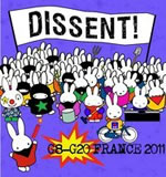 Resistance against G8 G20 in France 2011