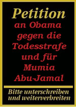 Petition an Obama gegen die Todesstrafe und für Mumia Abu-Jamal