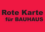 Rote Karte für Massenentlassungen bei Bauhaus
