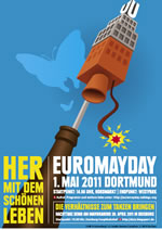Euromayday am 1. Mai 2011 in Dortmund