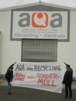 Go-In beim AQA-Recycling-Center