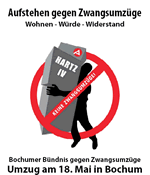 Demo am 18.05.06 gegen Zwangsumzüge in Bochum