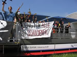 Studentische Piraten aus Bochum und Dortmund entern Schiff in Dortmund