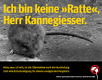 Wir sind keine Ratten, Herr Kannegiesser!