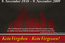 Antifaschistische Demonstration am 9.11. in Leverkusen: Kein Vergeben - Kein Vergessen! 