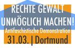 Am 31. März findet in Dortmund eine Demonstration gegen rechte Gewalt statt