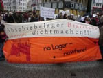 Demonstration von Flüchtlingen in Osnabrück