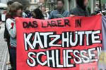 Katzhtte brckelt - Protest gegen Isolationslager in Thringen, 26 - 28.03.2009 in Erfurt und Katzhtte