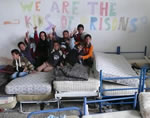 No-Border-Camp 2009 auf Lesbos und das Lager von Pagani