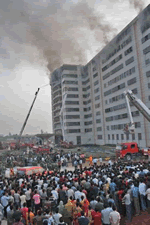 Wieder Tote bei Brand in einer Textilfabrik