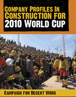 Company Profiles in Construction for 2010 World Cup