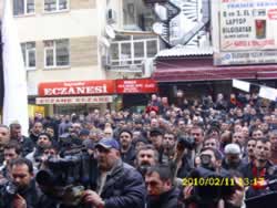 Besuch bei den TEKEL-ArbeiterInnen in Ankara