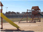 Kinderspielplatz im Hutto-Untersuchungsgefängnis in Taylor/Texas - Selten benutzt