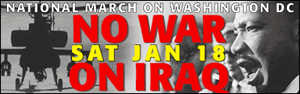 NO WAR ON IRAQ